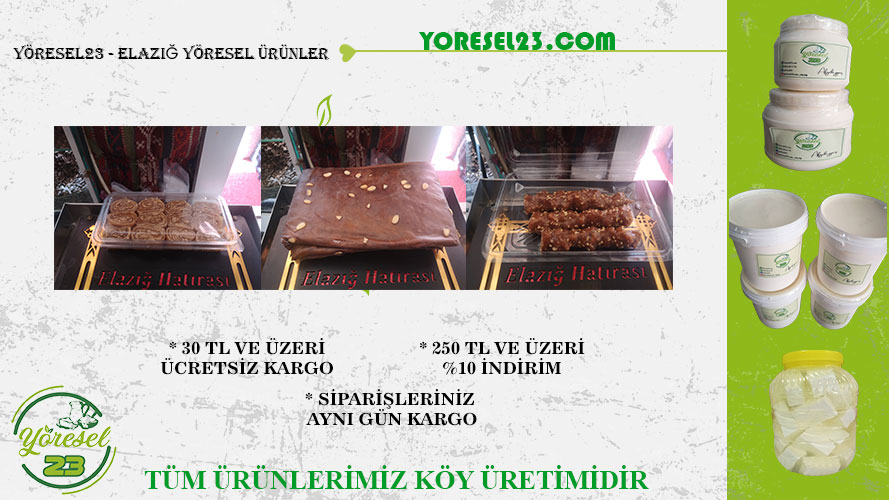 Elazığ Yöresel Ürünler